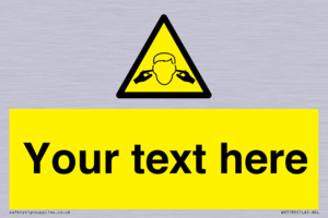 Custom Noise Hazard Sign